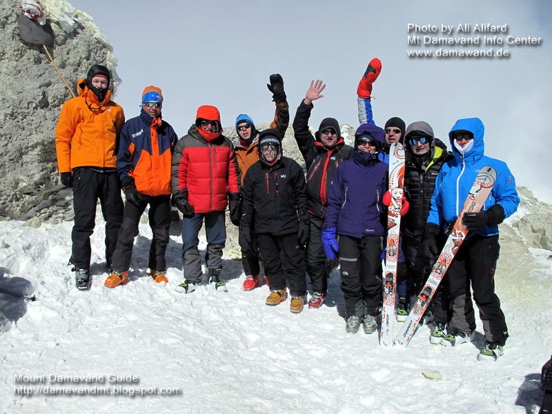 Ski Mountaineering to Damavand Summit, April 2013