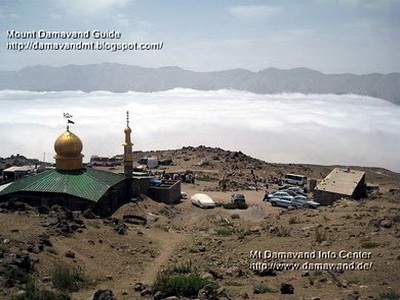 Mt Damavand Base Camp or Goosfand Sara