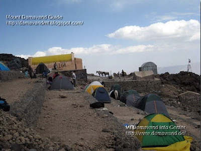 Mt. Damavand Camp 3 Bargah Sevom Old Shelter